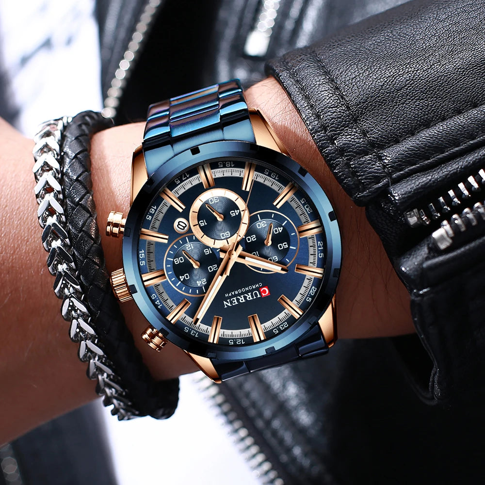CURREN 8355 Luxury Sports Watch